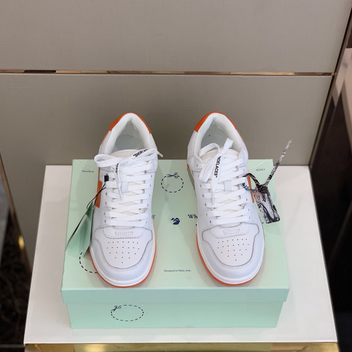 OFF WHITE™ C/O VIRGIL ABLOH OUT OF OFFICE LOW-TOP LEATHER SNEAKERS "OOO"